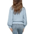 thumbnail image 2 of Sherrylily Girls Mock Neck Pullover Sweaters Long Sleeve Knit Jumper Spring Casual Tops, 2 of 3