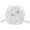 Mini White, variant on Women Mini Cotton Crochet Crossbody Bag Summer Beach Shoulder Bag Drawstring Purse