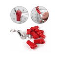 thumbnail image 2 of 100 Rojo Candado Gancho Exhibidor,1 Llave Magnética Plata, 2 of 6