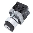 thumbnail image 4 of Self-Reset Switch, 2 Position Key Switch, 240V-3A Power Lock Conversion, ZB2-BE Key Switch, For Automotive Truck DIY Diesel Engine, 4 of 8