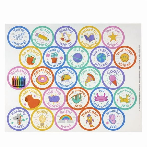 Really Good Stuff Reward Sticker Pack - 100 stickers