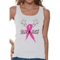 thumbnail image 1 of Awkward Styles Women's Save A Rack Graphic Tank Tops Pink Ribbon Breast Cancer Awareness, 1 of 4