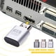 thumbnail image 5 of Kuymtek Adaptador ficticio virtual compatible con HDMI 1.4 DDC EDID Display Emulator para Miner (gris) Kuymtek Componentes de la computadora, 5 of 8