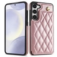 thumbnail image 6 of Wallet Cover for Samsung Galaxy S23, with Wrist Strap Card Holder Magnetic Snap Back PU Leather Credit Card Slots Stand Classic Phone Case Cover for Samsung Galaxy S23, Rosegold, 6 of 8