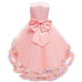 thumbnail image 3 of 3D Flower Princess Girls Halloween Dress Up Floral Rainbow Birthday Dresses, 3 of 6