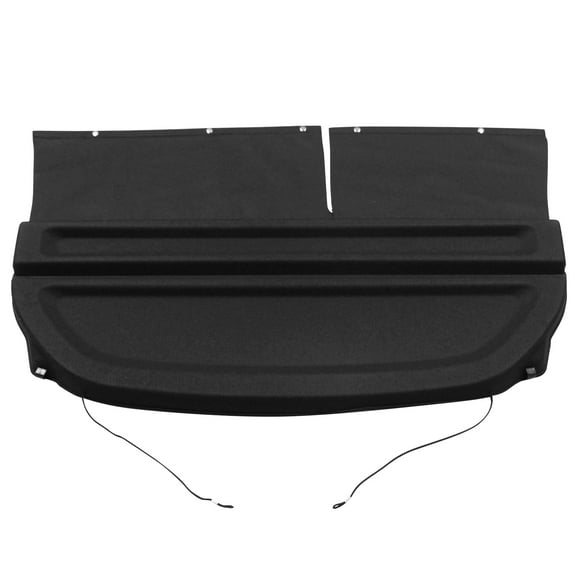 Ikon Motorsports Cargo Cover Compatible with 09-11 Honda Fit Jazz Style Non Retractable Tonneau Shade Board Black