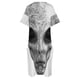thumbnail image 5 of Alien Ufo Portrait black and white Loose Pocket Dress dress party night party dresses woman, 5 of 7