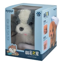 Electronic Robot Dog Plush Puppy Toy For Age 3 4 5 6 Toy Supplies (Saint Bernard)