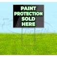 thumbnail image 1 of Paint Protection Sold Here (18" x 24") Yard Sign, Includes Metal Step Stake, 1 of 6