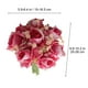 thumbnail image 3 of Ramo de rosas artificiales para mujer, decoración del hogar, ramo de boda, rosa pegada a la pared., 3 of 9