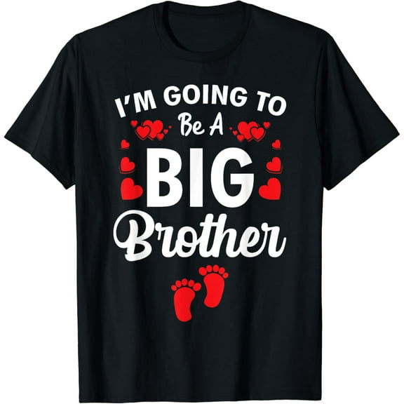 Baby and Birth Announcement I am Going To Be A Big Brother T-Shirt