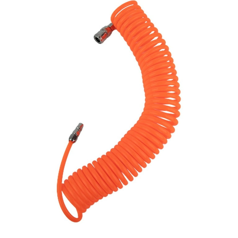 GYZEE 6-15M Pu Recoil Spring End Hose Line Pipe Tube for Air Pneumatic  Compressor 