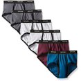 thumbnail image 2 of Fruit of the Loom Men`s 6-Pack Assorted Ringer Fashion Briefs, L, Assorted, 2 of 3