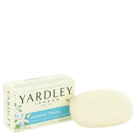 Yardley London Soaps by Yardley London Jasmin Pearl Naturally Moisturizing Bath Bar 4.25 oz for