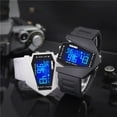 thumbnail image 2 of Reloj Gosasa para hombre, deportivo, digital, militar, digital, LED, negro, 2 of 6