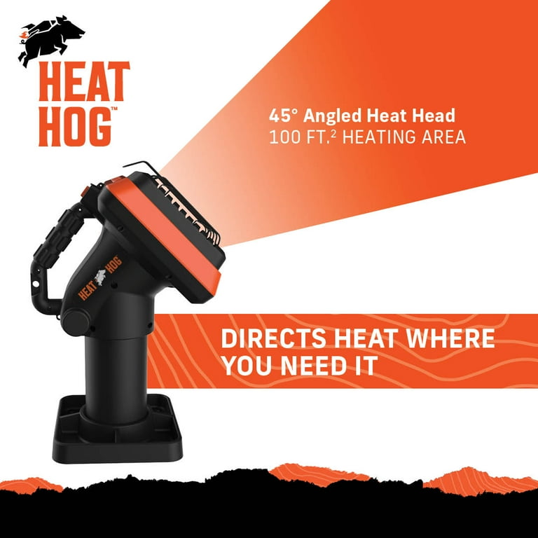 Camping Heater Heat Hog Piglet 4,000-BTU Portable Propane Heater