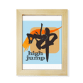 thumbnail image 1 of China Sports Track Field Highjump Desktop Adorn Photo Frame Display Art Painting Wooden, 1 of 3