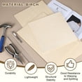 thumbnail image 3 of Uxcell 6PCS Birch Plywood Sheets 12 x 12 x 1/8 Inch Durable Wood Panels for Laser Cutting & Engraving, 3 of 6