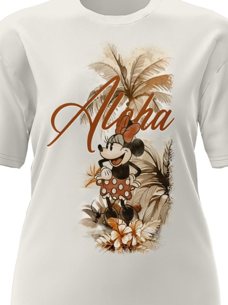 HI Beach Min Adult Ladies Disney Tee Shirt