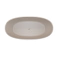 thumbnail image 3 of MIKIBAMA Beige Resin Stone Freestanding Soaking Bathtub - 63"L x 30.7"W, 3 of 10
