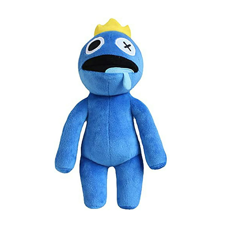 Rainbow Friends Plush Toy Blue Character Plush Stuffed Doll *LOOSE CROWN*