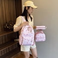 thumbnail image 6 of Womens 3 Piece Backpack Set Large Capacity Casual Travel School Bookbag Back to School Backpack for Women, 6 of 9