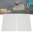 thumbnail image 3 of Binding Covers, 50Pcs Sheet Protector Paper Binding Cover Clear Book Cover Matte A5 20 Holes PP Plastic for Presentation, 3 of 7