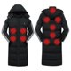 thumbnail image 1 of Abrigo calefactor largo abrigo masculino calefacción de carga inteligente, chaqueta calefactora para mujer, 1 of 5