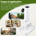thumbnail image 4 of Ruiboury Flag Pole Holder Bracket Multi Angle Adjustment Wide Scope Of Application White, 4 of 6