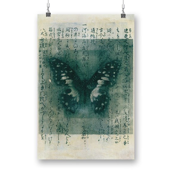 Butterfly On Print Poster - Elena Ray Designs,