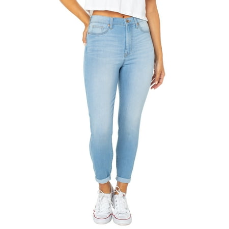 Celebrity Pink Women's High Rise Curvy Cropped Skinny Jeans
