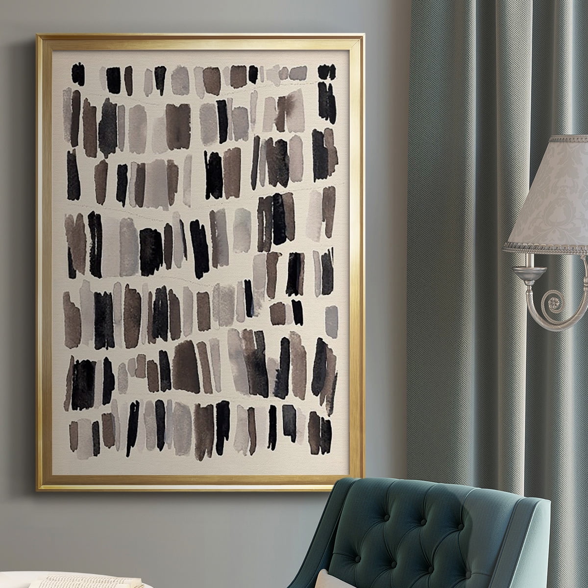 Chalk and Flint II Premium Framed Print, in Gold, Black, or Silver - Ready to Hang