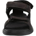 thumbnail image 2 of Nunn Bush Rio Vista Three Strap 84844-200 Men's US 10 Brown River Sandal ZPO3795, 2 of 7