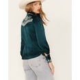 thumbnail image 4 of Shyanne Women's Embellished Velvet Long Sleeve Button-Down Western Shirt - SWHO22W6 XX-  US, 4 of 4