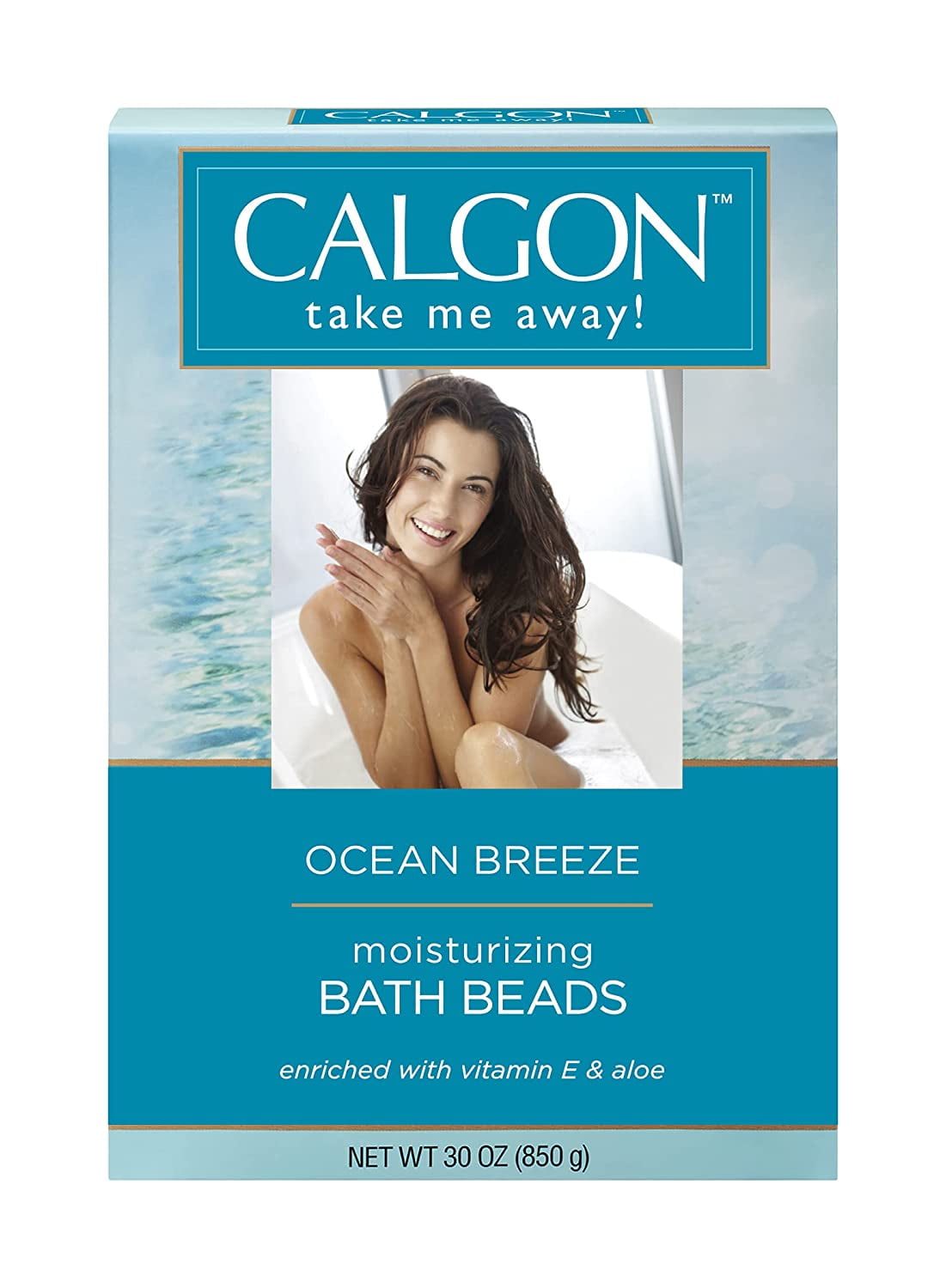 Calgon UltraMoisturizing Bath Beads, Ocean Breeze 30 oz