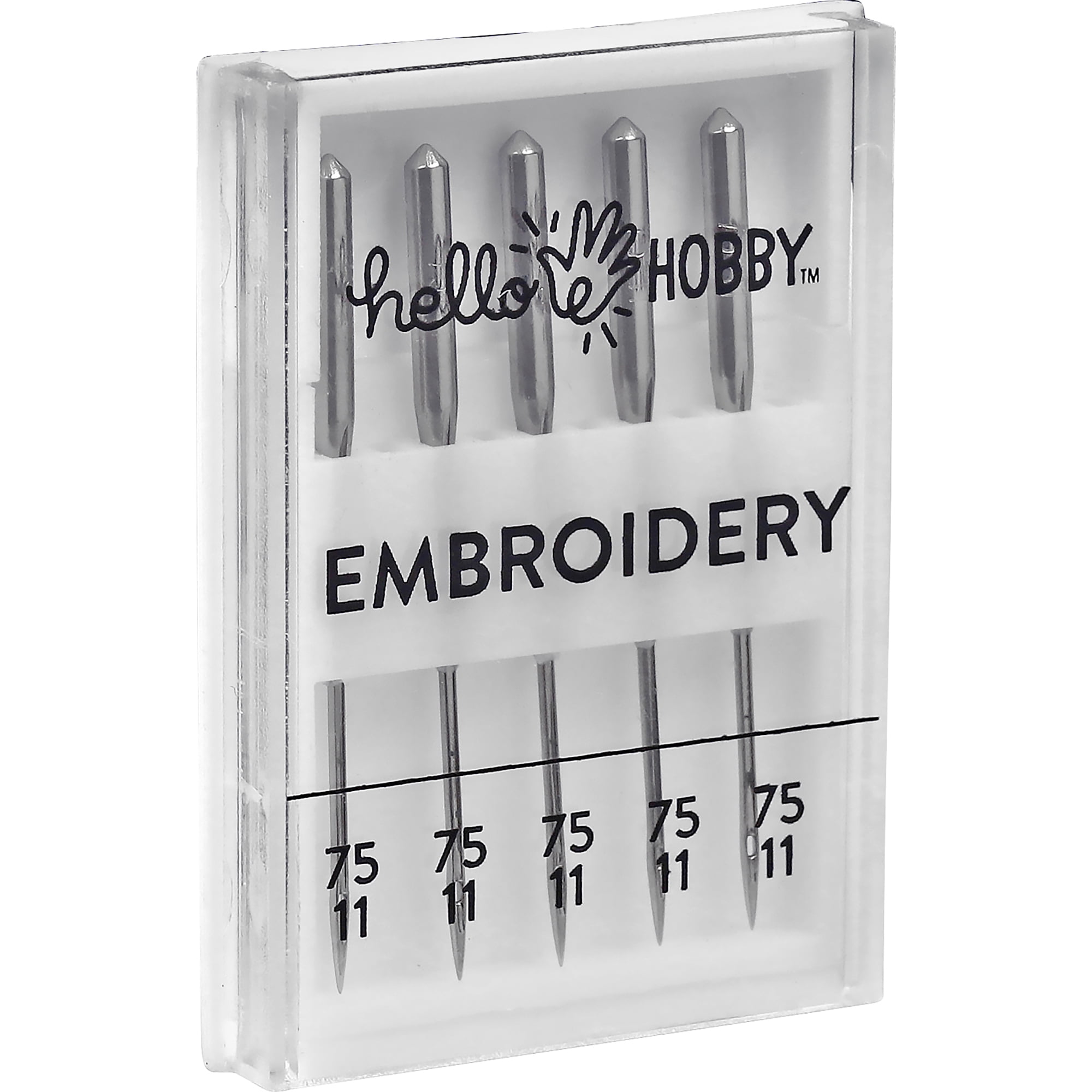 Hello Hobby Embroidery Sewing Machine Needles - 5 ct