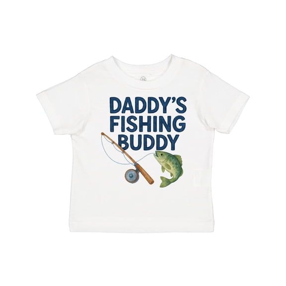 Inktastic Fishing Dad Buddy Boys or Girls Toddler T-Shirt