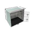 thumbnail image 6 of Spring Dog Crate Cover, Daisy Blossoms Blowing Pattern on Polka Dots Shabby Flowering Season Love, Easy to Use Pet Kennel Cover Small Dogs Puppies Kittens, 7 Sizes, Turquoise and White, by Ambesonne, 6 of 6
