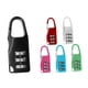 thumbnail image 3 of candados con contraseña,Candados de combinación de 3 dígitos Candados para equipaje,Cerradura con código Bolsa de viaje Casilleros para maletas,Equipaje de gimnasio Cerradura con código de, 3 of 8