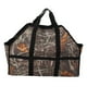 thumbnail image 1 of YM-Bolsa para transportar leña, bolsa de transporte para troncos de madera de tela Oxford de gran capacidad, con asa reforzada, camuflaje de hojas, 1 of 10