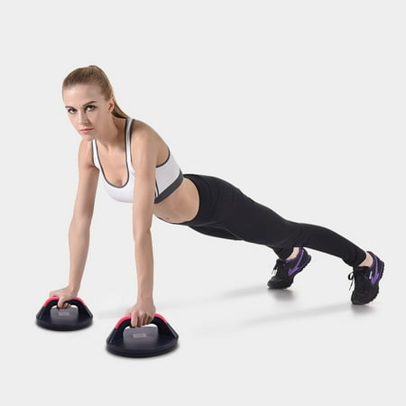 Goplus Push Up Stands Bar Rotating Non Slip Comfortable Wide Grips Equipment Set
