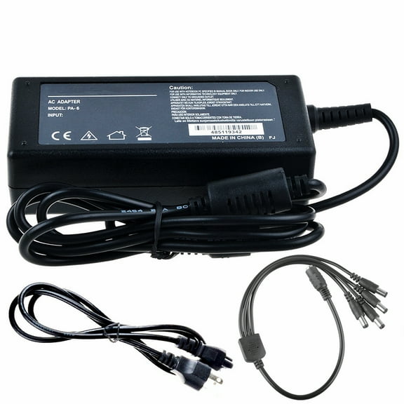 KONKIN BOO Compatible Replacement for ZMODO PA-1034 12V 3A 4 Port Power Supply Replacement for Security Cameras