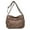 Brown, variant on Large Capacity Shoulder Bag in Washed Leather, Casual Tote and Fashionable Carry-All Bag, Spacious Handbag and Crossbody Bag with Organization, Blue