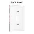 thumbnail image 2 of KLL Skull White Horse Pattern Electrical Outlet Covers, 3" x 5" 1 Pack Electric Receptacle Plug Covers for Decorator Receptacle Outlet & Switch-Style T, 2 of 6