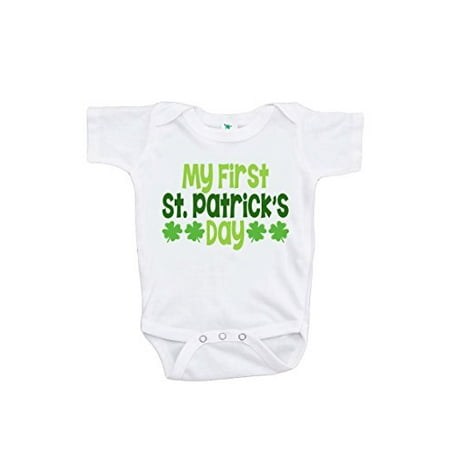 

7 ate 9 Apparel Baby s My First St. Patricks Day Onepiece Green