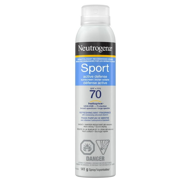Neutrogena Sport Body Spray SPF70, 141 g