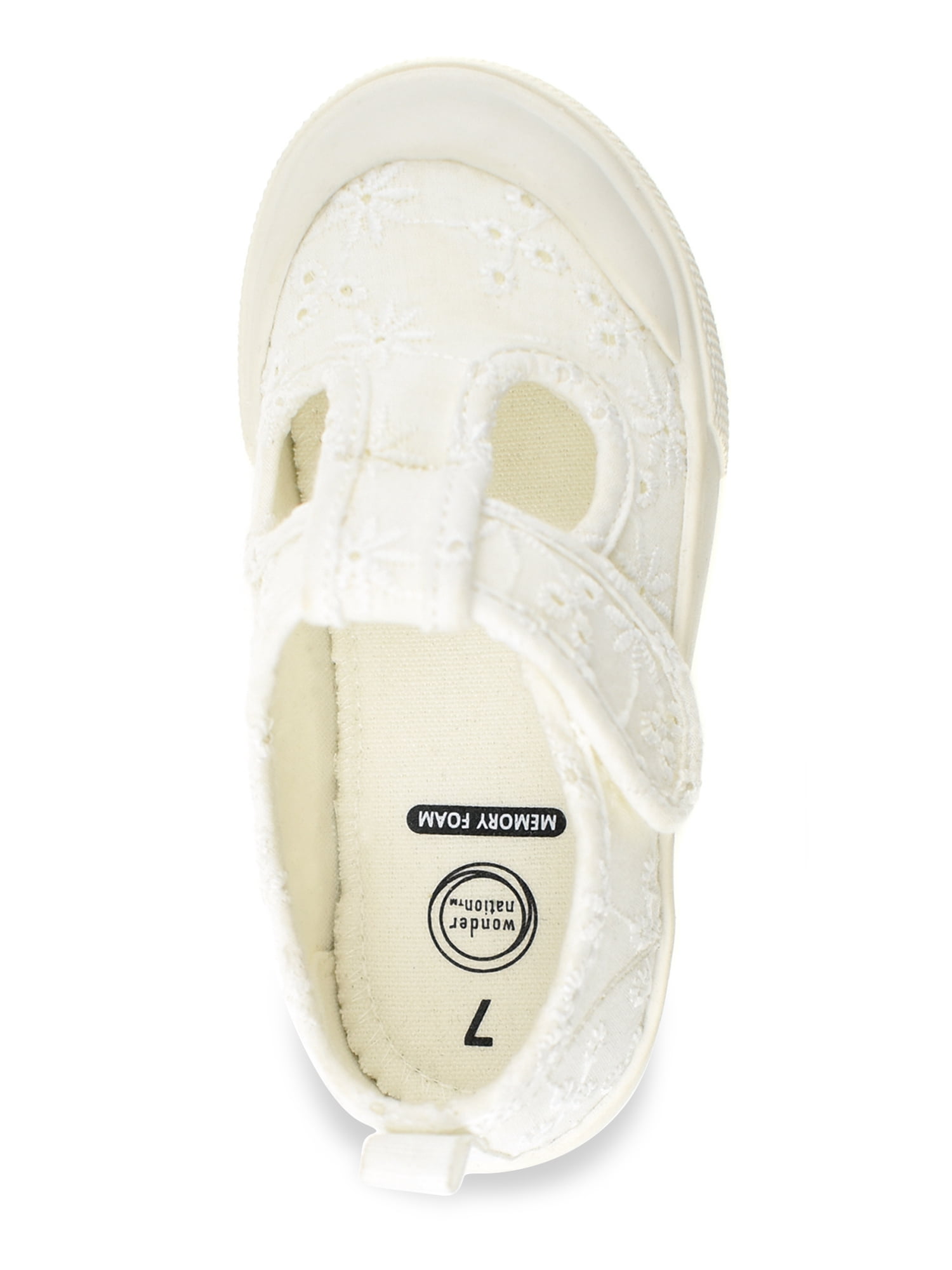 Wonder Nation Toddler Girls Canvas Mary Jane Sneaker
