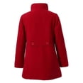 thumbnail image 2 of Richie House Girls Dark Red Double-Breasted Stand Collar Jacket 12, 2 of 2