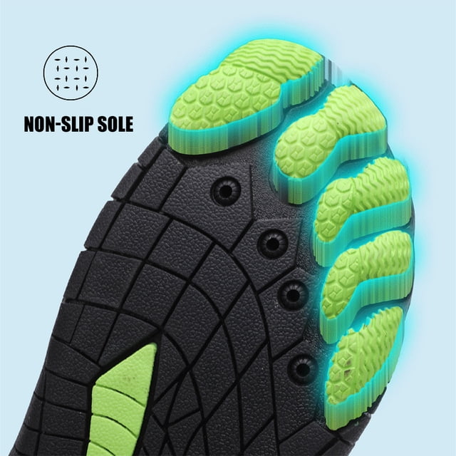 Zapatillas De Buceo Likrtyny Antideslizantes Cómodos Black Green 38