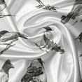 thumbnail image 5 of Ambesonne Black Crow Valance Pack of 2, Sketchy Monochrome Bird, 42"X12", Charcoal Grey Grey, 5 of 5
